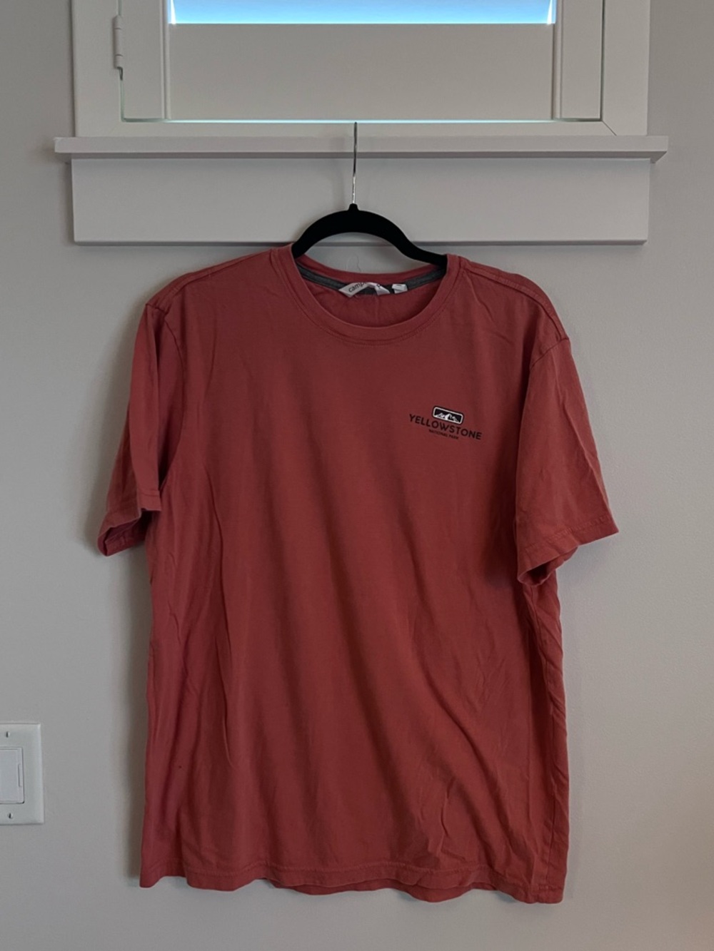 Camp David Orange Yellowstone TShirt SZ L